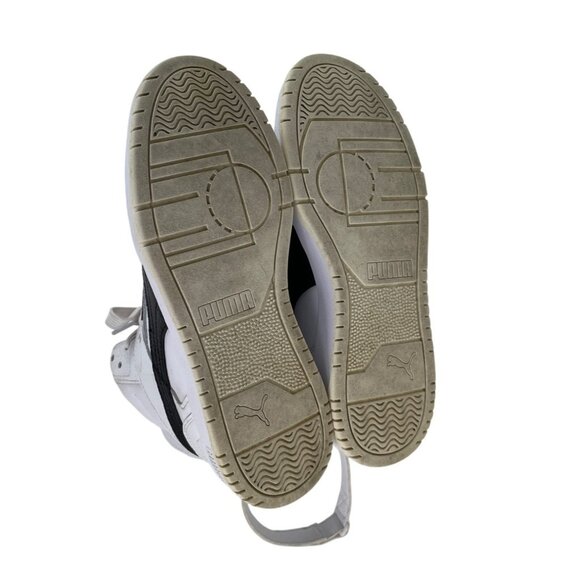 Puma Boys RBD Game 386172-01 White Basketball Shoes Sneakers Youth Size 6.5*Flaw - Picture 10 of 11